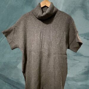 Women's Gray Turtleneck Sweater